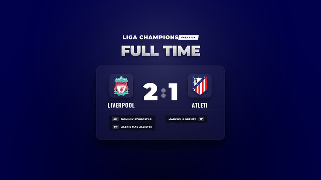 Hasil Liga Champions: Liverpool Tundukkan Atleti 2-1