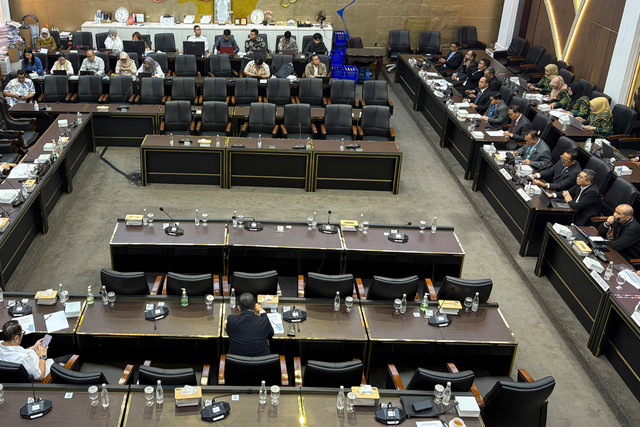Rapat dengar pendapat Baleg DPR terkait masukan RUU Reforma Agraria di Kompleks Parlemen, Senayan, Jakarta, Kamis (10/9/2026). Foto: Nasywa Athifah/kumparan