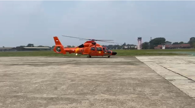 Helikopter Dauphin AS365 N3+ (Dok: Zahra/kumparan)