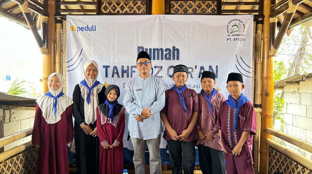 Peresmian Program Rumah Tahfidz Qur'an DT Peduli di Kampung Muara Gembong (Sumber: DT Peduli)