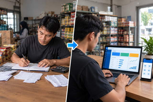 Ilustrasi Dampak Positif bagi UMKM Grosir. Dokumentasi. Foto sutterstock