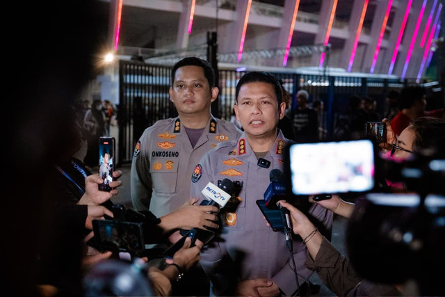 Kabid Humas Polda Metro Jaya, Kombes Pol. Budi Hermanto, usai Laga Persija vs Persib di GBK, Jakarta, Sabtu (12/9/2026). Foto: Dok. Polda Metro Jaya