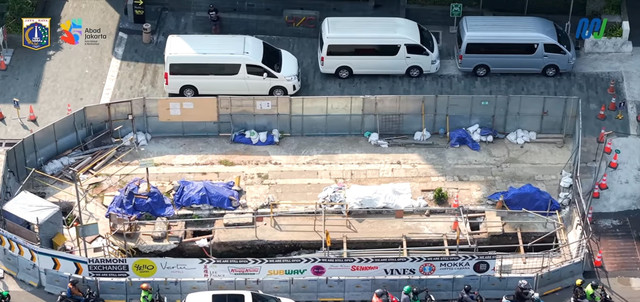 Perkembangan proyek konstruksi MRT Jakarta Fase 2A per Juni 2026. Foto: YouTube MRTv