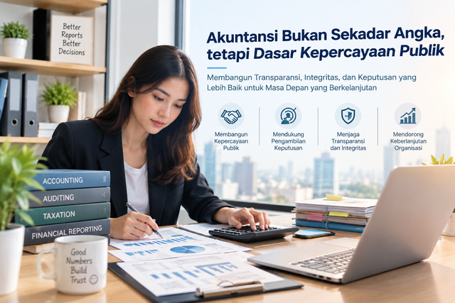 Ilustrasi: Membangun Transparansi, Integritas, dan Kepercayaan melalui Informasi Keuangan yang Berkualitas : Generated AI 