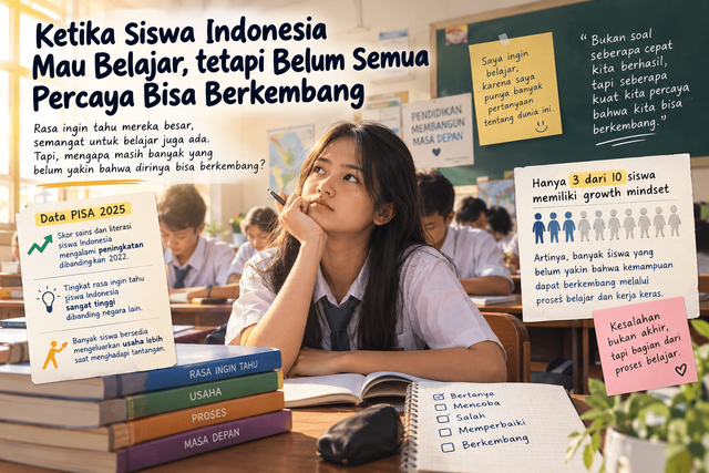 Ilustrasi siswa Indonesia. (Sumber: ChatGPT.co.id).