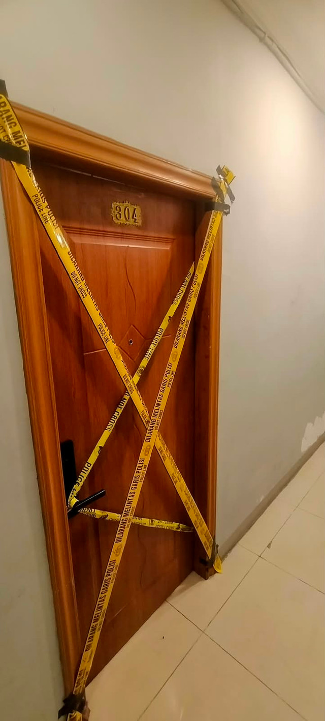 Lokasi kamar hotel penemuan wanita berusia 19 tahun tewas di Kebon Kacang, Tanah Abang.  Foto: Dok. Istimewa