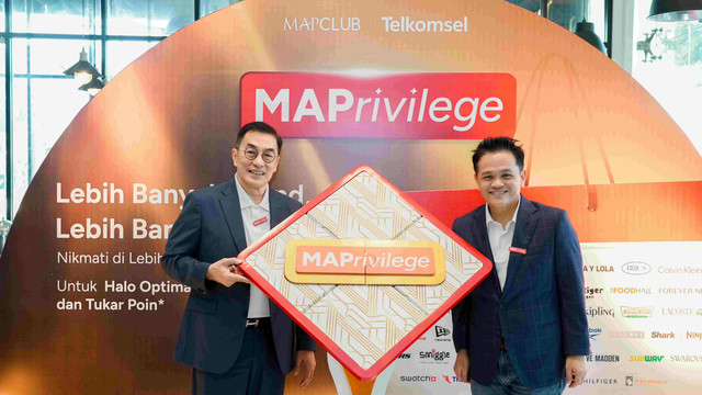 Peluncuran MAPrivilege kolaborasi Telkomsel dan Mitra Adiperkasa (MAP). Foto: Telkomsel.