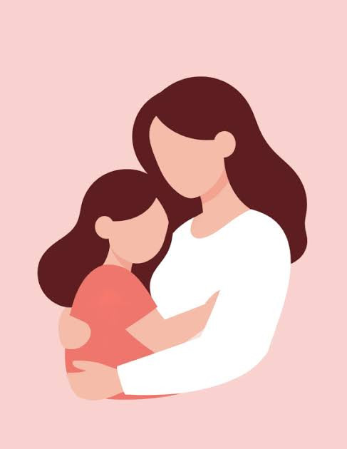 Ilustrasi Ibu & Anak.