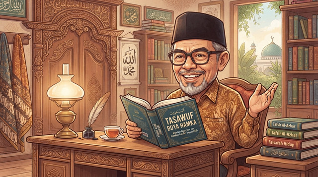 Ilustrasi Buya Haka/Sumber:editing pribadi