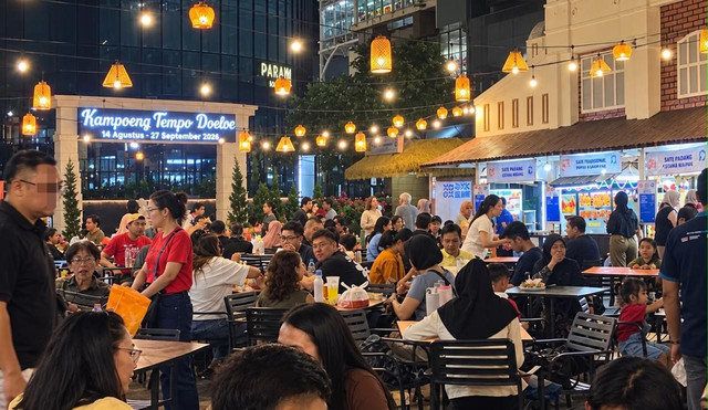 Suasana Festival Kuliner Kampoeng Tempo Doeloe 2026. Foto: Erinna Delova Logito