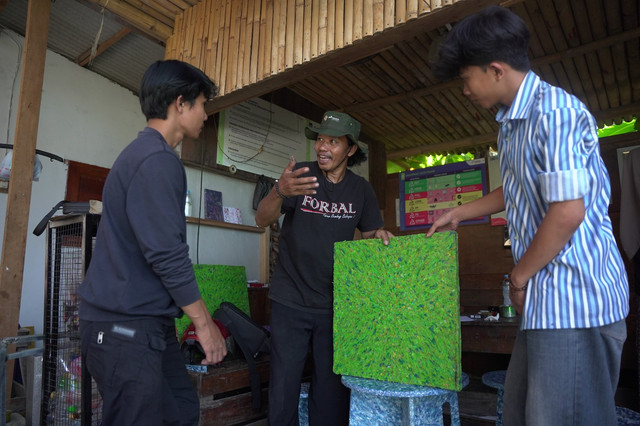 Local Hero Pertamina, Matori, yang mengolah sampah organik.