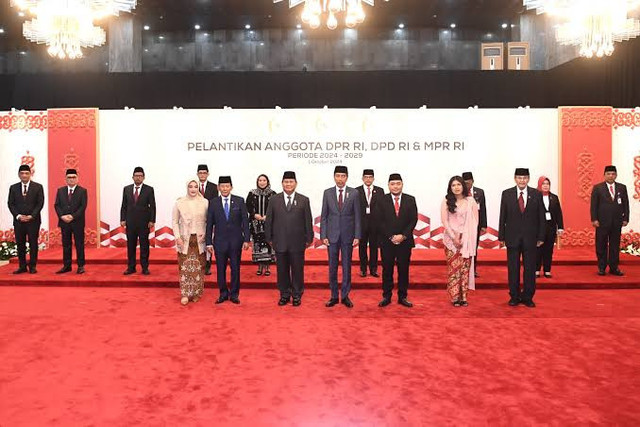 Suasana Pelantikan Anggota DPD RI 2024-2029