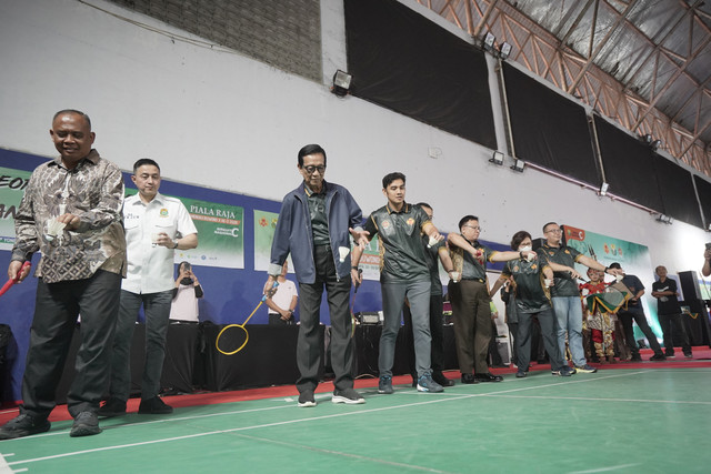 Pembukaan Kejurnas Bulutangkis Piala Raja Hamengku Bowono X ke-2 2026, Selasa (15/9). Foto: Pemda DIY