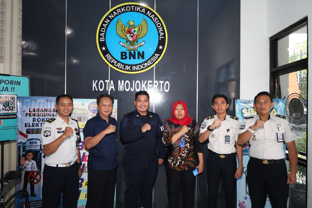 Pererat Sinergi Pemberantasan Narkoba Lapas Mojokerto Silaturahmi ke BNNK Mojokerto, Perkuat Komitmen Lapas Bersih dari Narkoba (Foto:HumasLapasMoker)