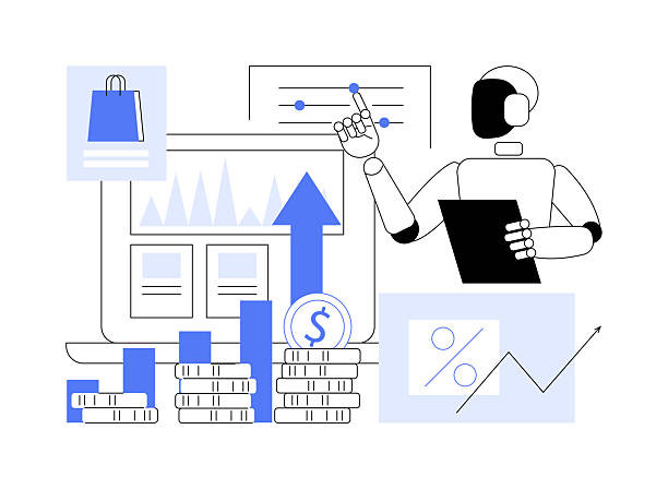 Ilustrasi: alat penetapan harga dinamis secara real-time dalam konsep abstrak berbentuk vektor. Foto: Visual Generation/iStock.