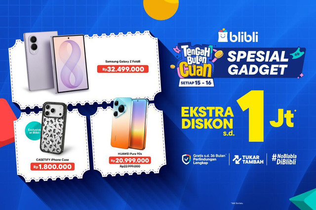 Promo Gadget bersama Blibli. Foto: Dok. Blibli