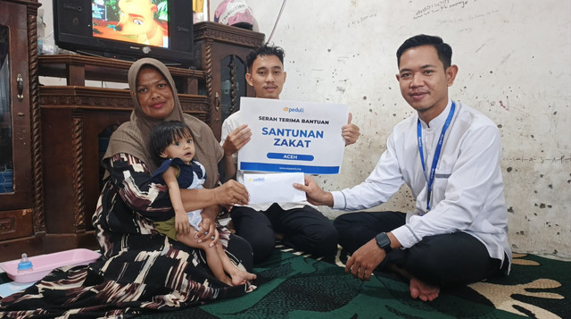 Mengoptimalkan dana zakat, DT Peduli Aceh berikan bantuan untuk Qaisha, seorang anak yang mengidap penyakit jantung kompleks (Suber: DT Peduli)
