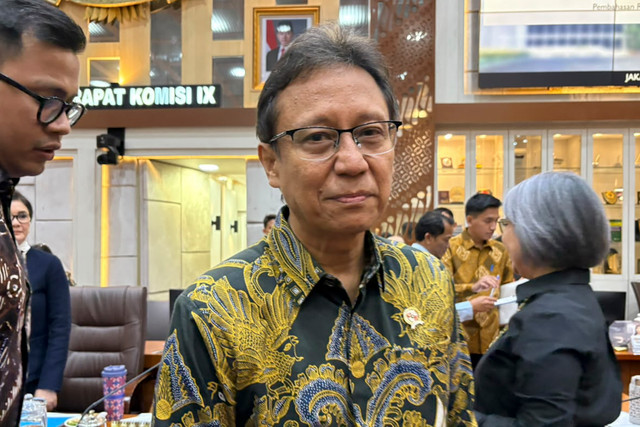 Menteri Kesehatan Budi Gunadi Sadikin di Kompleks Parlemen, Senayan, Jakarta, Rabu (16/9/2026). Foto: Nasywa Athifah/kumparan