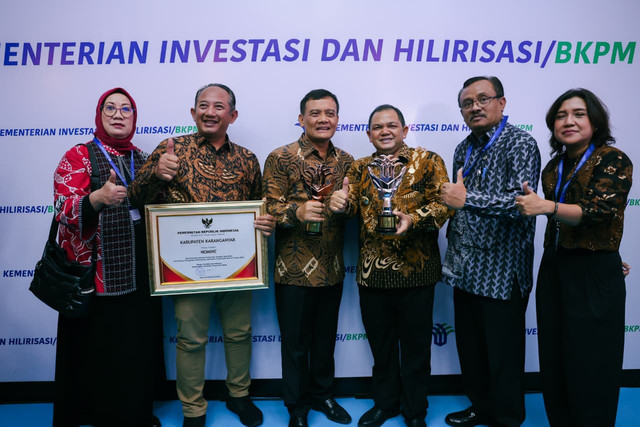 Pemprov Jawa Tengah raih peringkat ketiga sebagai provinsi dengan layanan investasi terbaik nasional dalam ajang Anugerah Layanan Investasi (ALI) 2026 di Kantor Kementerian Investasi dan Hilirisasi, Jakarta, Rabu (16/9/2026). Foto: Pemprov Jateng
