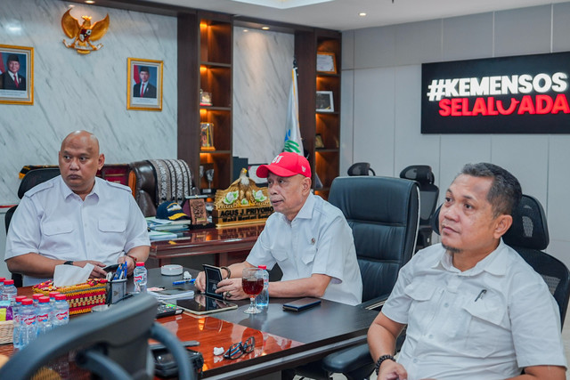 Wakil Menteri Sosial Agus Jabo Priyono buka secara daring pelaksanaan Masa Pengenalan Lingkungan Sekolah (MPLS) Sanggar Kegiatan Belajar (SKB) gratis di Sentra Alyatama Jambi dari Jakarta, Rabu (16/9/2026). Foto: Dok. Kemensos