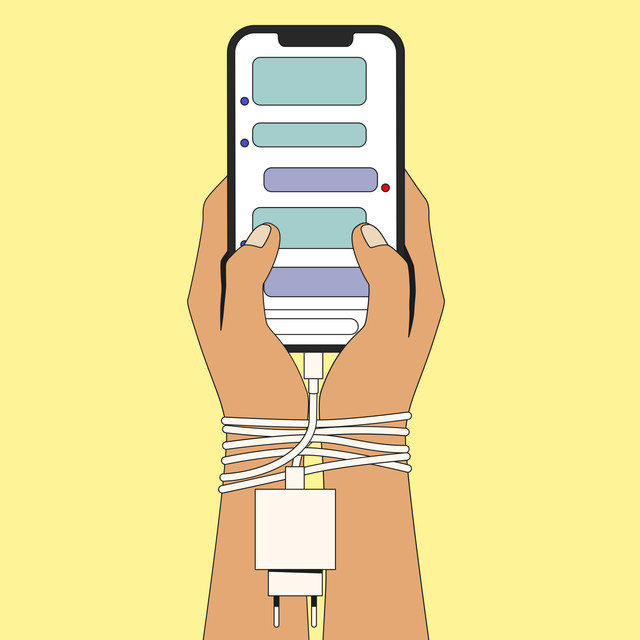 Ilustrasi Ketergantungan Gadget. Foto: Unplash