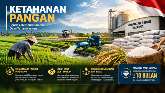Gambar: Ilustrasi Indonesia Swasembada Pangan (Dok: Istimewa)