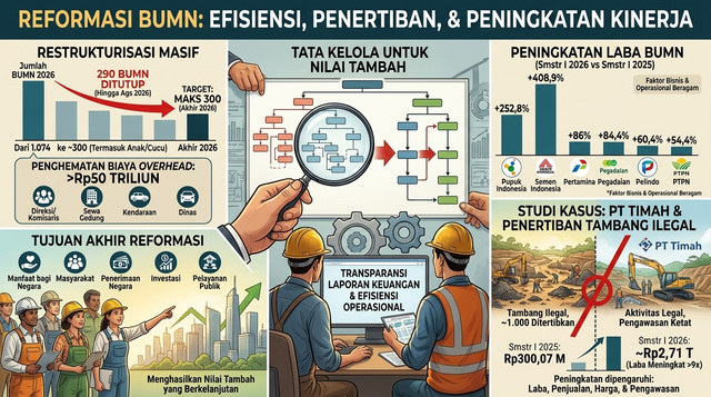 Gambar: Ilustrasi Reformasi BUMN (Dok: Istimewa)