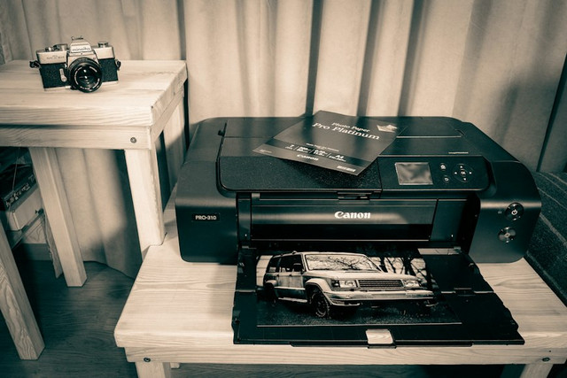 Ilustrasi printer Canon. Foto: Unsplash