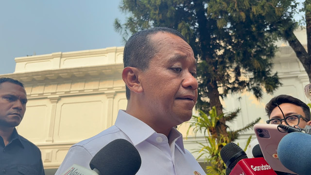 Menteri ESDM, Bahlil Lahadalia saat ditemui di Istana Negara, Jakarta, Kamis (17/9/2026). Foto: Zamachsyari/kumparan