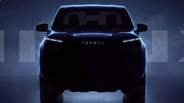 Teaser Toyota Hilux FCEV. Foto: Dok. Toyota