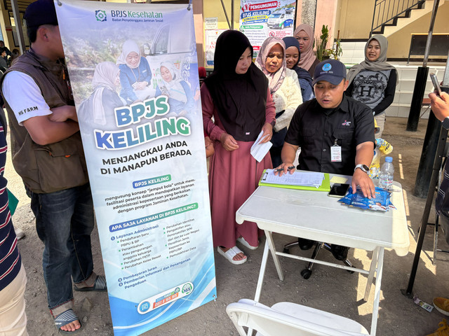 BPJS Keliling hadir di Puskesmas Warnasari, Pangalengan, Jawa Barat, Kamis (17/9/2026). Foto: Najma Ramadhanya/kumparan