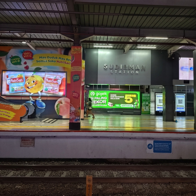 salah satu stasiun krl yang ada di jabodetabek. Dokumentasi Pribadi