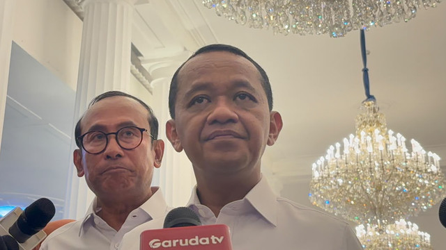 Menteri ESDM Bahlil Lahadalia di Istana Merdeka, Jakarta Pusat, Kamis (17/9/2026). Foto: Zamachsyari/kumparan