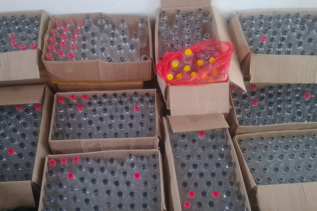 Polres Malang sita 2.307 botol miras dalam operasi cipta kondisi. Foto: Dok. Istimewa