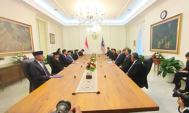 Menteri P2MI dampingi Wapres Gibran terima Wakil PM Malaysia Ahmad Zahid bin Hamidi di Jakarta Pusat Foto: Dok. Istimewa