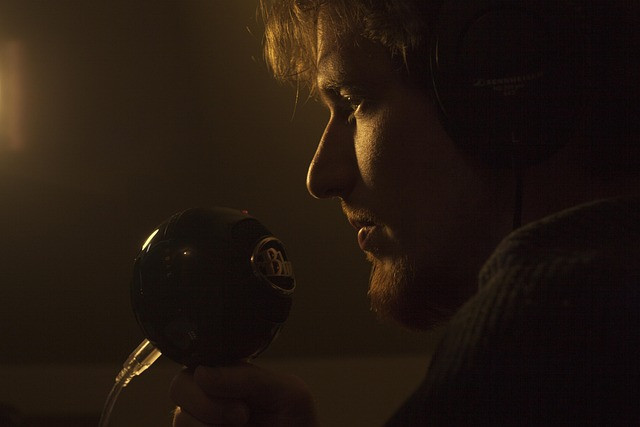 Ilustrasi music producer, man, microphone. Foto: Pixabay