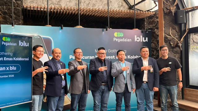 Peluncuran bluInvest Emas, kolaborasi blu by BCA Digital dan Pegadaian. Foto: kumparan/Nada Meita