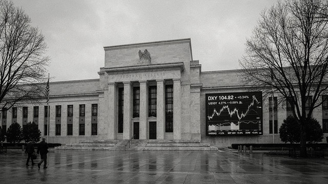 ilustrasi gedung Federal Reserve di Washington D.C, foto:freepik.com