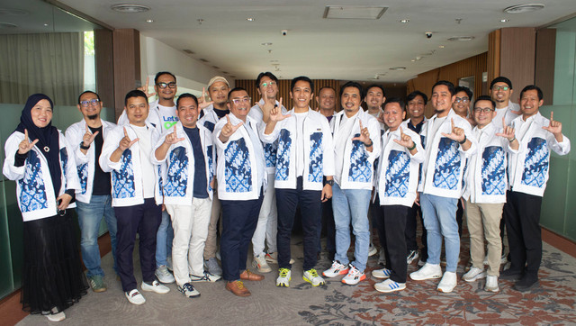 Presiden TDA 9.0, Sekretaris, Bendara, dan Chief BOD. foto/dok.TDA