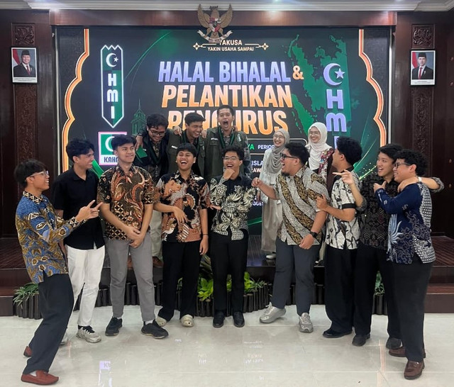 Dokumentasi pengurus HMI FK UB periode 2026/2027. (Sumber: Dokumentasi HMI FK UB)
