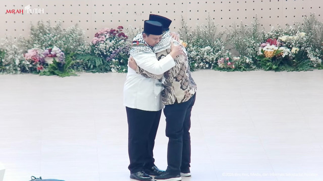 Presiden Prabowo saat acara Peringatan 100 Tahun Pondok Modern Darussalam Gontor di Ponorogo, Jawa Timur, Sabtu (19/9/2026). Foto: Youtube/Sekretariat Presiden