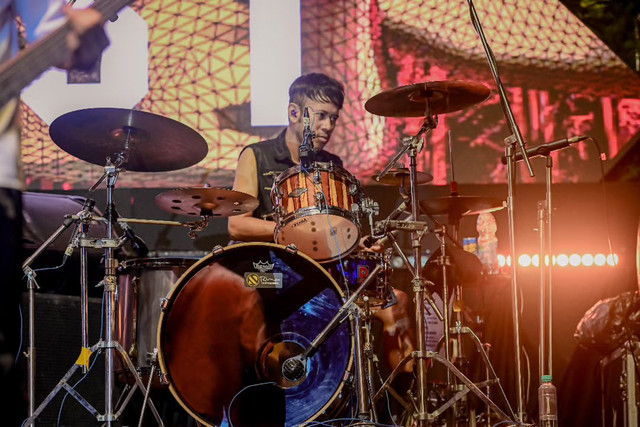 Aries Budiman, drummer Garasi Band. Foto: Instagram/ @aries_garasi