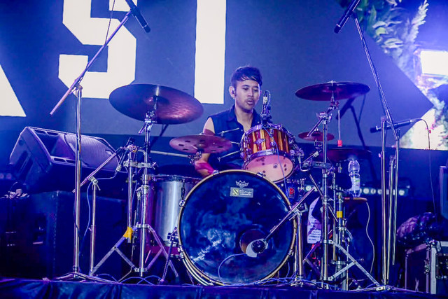 Aries Budiman, drummer Garasi Band. Foto: Instagram/ @aries_garasi