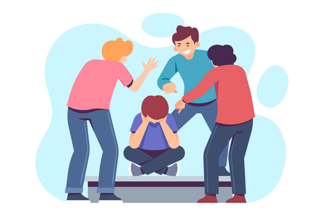 Ilustrasi Seseorang Sedang Dirundung (Picture from Magnific)