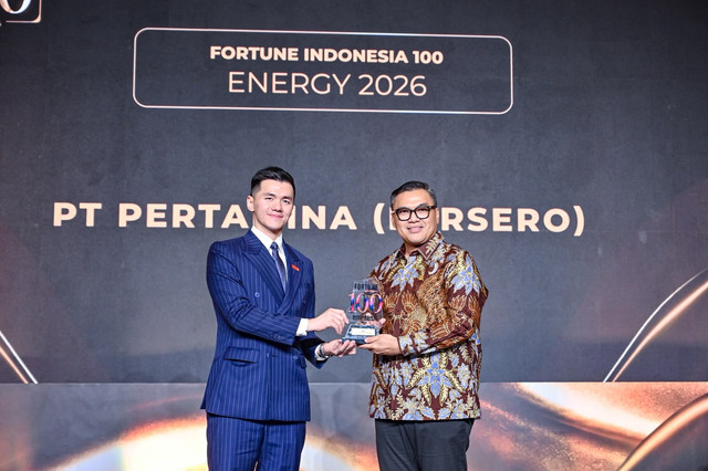 Pertamina raih posisi teratas di Fortune Indonesia 100 2026. Foto: dok. Istimewa.