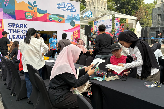 Road to Pertamina Eco Run Fest Volume 2 di GBK Senayan, Minggu (20/9/2026). Foto: Fariza Rizky Ananda/kumparan