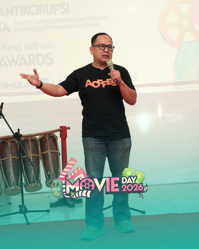 Sumber: Dokumentasi pribadi saat menjadi narasumber diskusi film antikorupsi di Sumatera Utara.