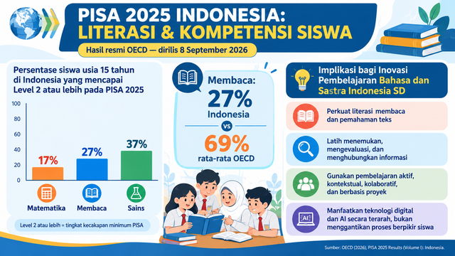 Sumber : OCED (2026) PISA 2025 Result (Volume I): Indonesia