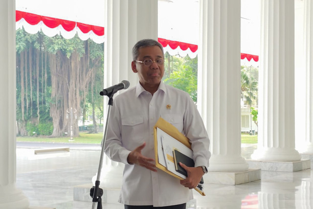 Menkeu Suahasil Nazara di Istana Merdeka, Jakarta, Selasa (22/9). dok  Foto: Jonathan/kumparan