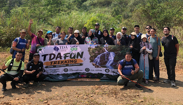 KLUB TDA Fun Depok Gelar Fun Trekking di Sentul, Perkuat Silaturahmi Anggota